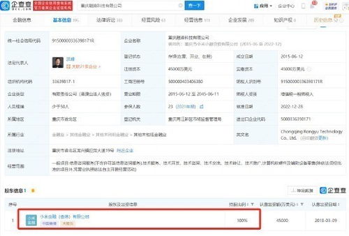 小米小額更名信息技術(shù)咨詢服務，釋放企業(yè)戰(zhàn)略升級信號
